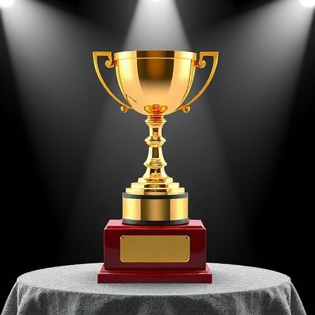 Award trophy for AR/VR innovation