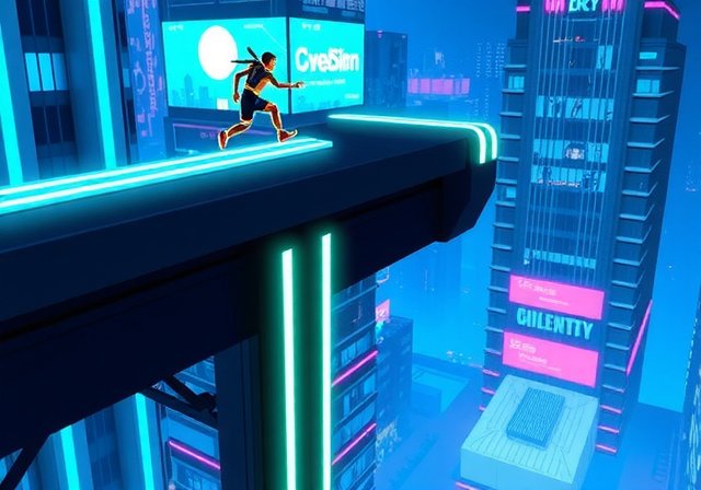 Neon Jump: Cyberpunk platforming in dystopian cities