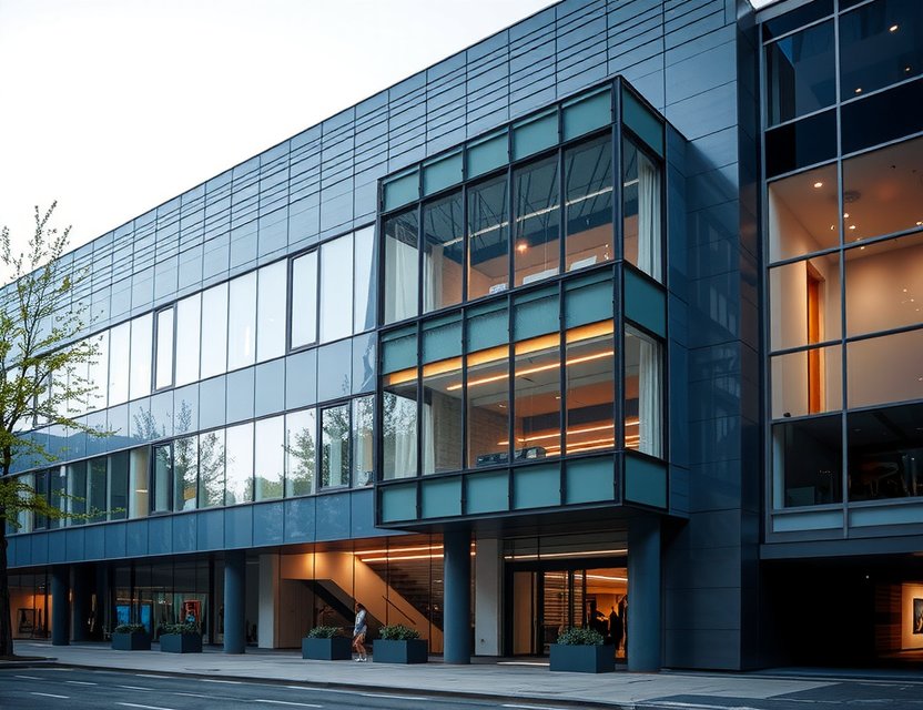 Modern exterior of Vajuq Forge studio in Munich