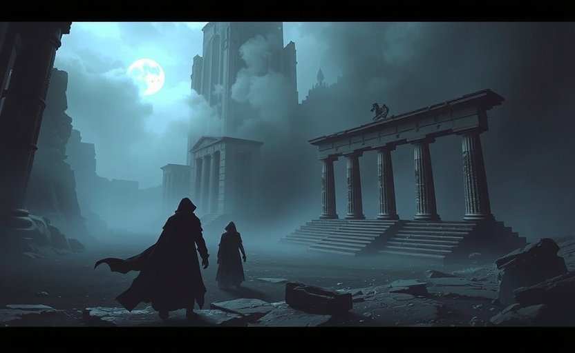 Teaser for Shadow Echoes: Dark fantasy ruins